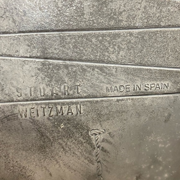 STUART Weitzman Red snake skin embossed loafers size 10 - Picture 10 of 10